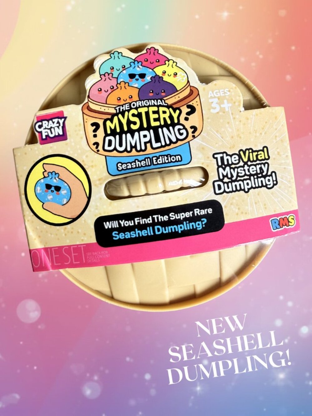 NEW! 🐚 RMS | SEASHELL Viral Mystery Squishy Dumpling